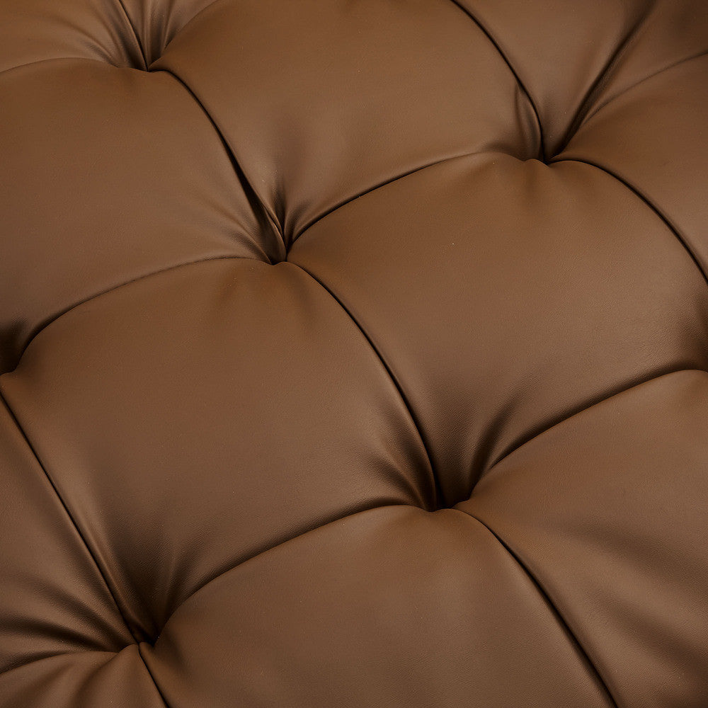 Modway Valour Tufted Vegan Leather Accent Armchair by Modway-EEI-6971
