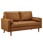 Modway Valour Tufted Vegan Leather Loveseat by Modway-EEI-6972