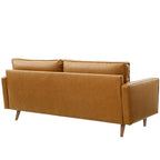 EEI-3765-TAN Valour Tufted Vegan Leather Sofa by Modway