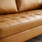 EEI-3765-TAN Valour Tufted Vegan Leather Sofa by Modway