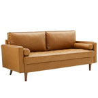 EEI-3765-TAN Valour Tufted Vegan Leather Sofa by Modway