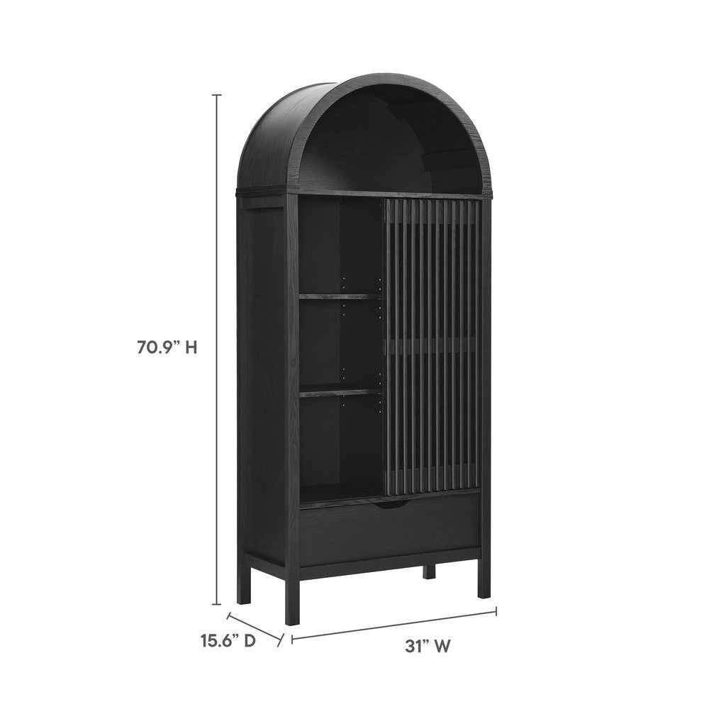 Modway Vaughn 71" Arched Storage Display Cabinet by Modway-EEI-7167