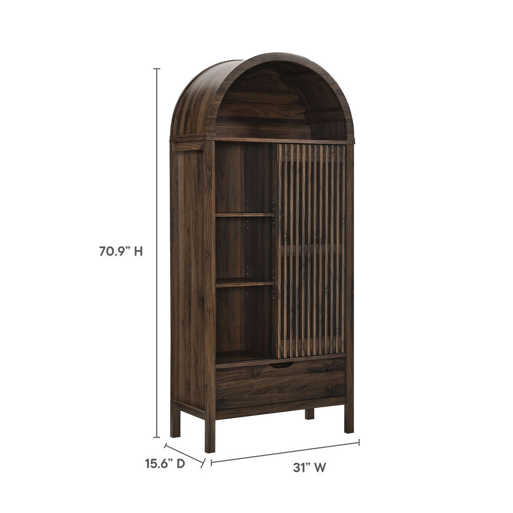 Modway Vaughn 71" Arched Storage Display Cabinet by Modway-EEI-7167