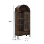 Modway Vaughn 71" Arched Storage Display Cabinet by Modway-EEI-7167