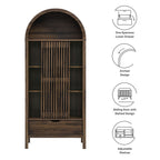 Modway Vaughn 71" Arched Storage Display Cabinet by Modway-EEI-7167