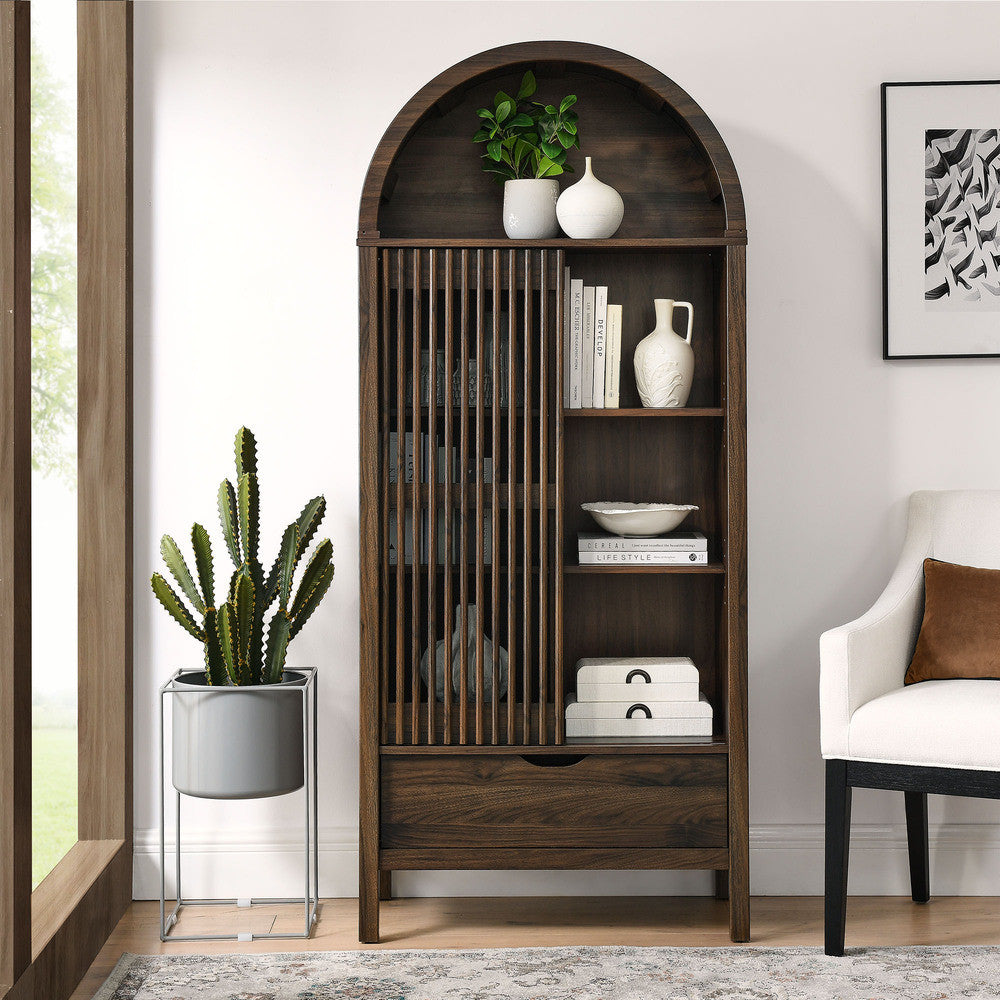 Modway Vaughn 71" Arched Storage Display Cabinet by Modway-EEI-7167
