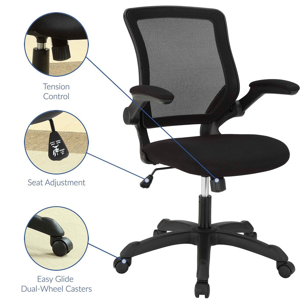 EEI-825-BLK Veer Mesh Office Chair by Modway
