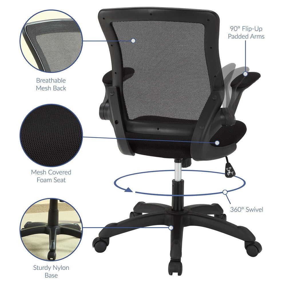EEI-825-BLK Veer Mesh Office Chair by Modway