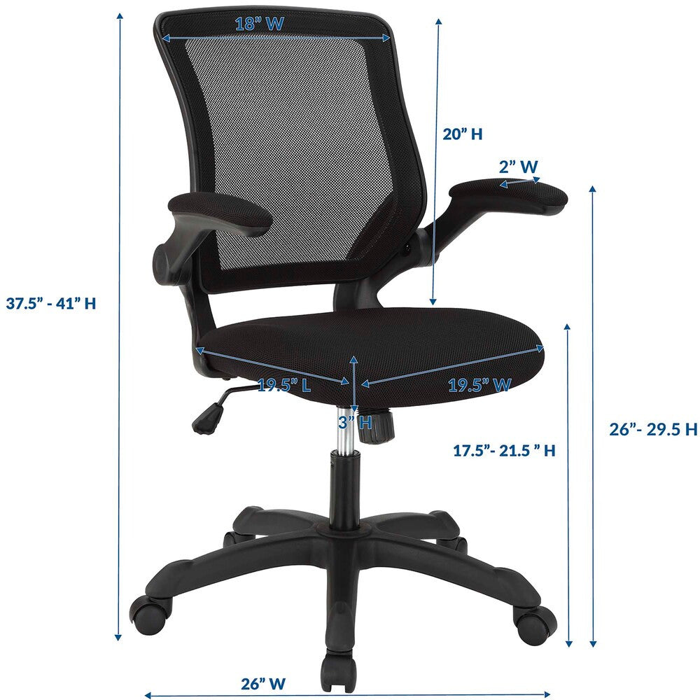 EEI-825-BLK Veer Mesh Office Chair by Modway