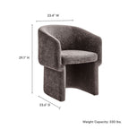 EEI-6951 Verity Chenille Dining Armchair by Modway
