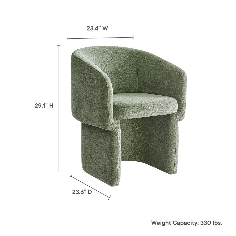 EEI-6951 Verity Chenille Dining Armchair by Modway