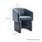 EEI-6951 Verity Chenille Dining Armchair by Modway