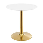 EEI-4543-GLD-WHI Verne 28" Dining Table by Modway