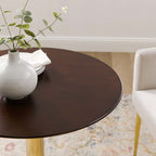 EEI-4551-GLD-CHE Verne 28" Dining Table by Modway