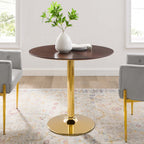 EEI-4738-GLD-CHE Verne 35" Dining Table by Modway