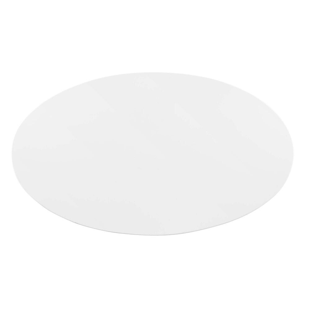 EEI-4750-GLD-WHI Verne 48" Oval Dining Table by Modway