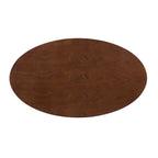 EEI-4751-GLD-WAL Verne 48" Oval Dining Table by Modway
