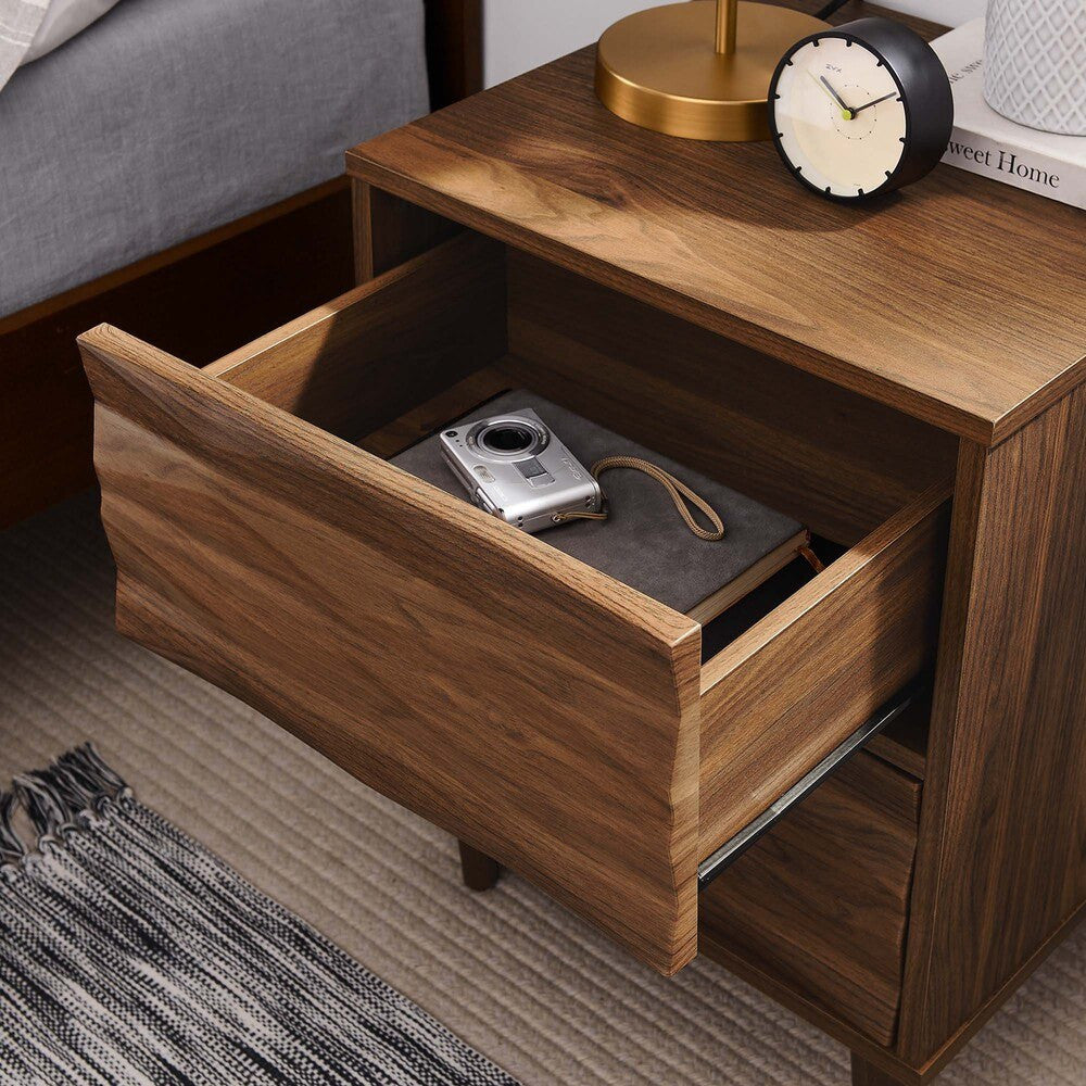 MOD-7080-WAL Vespera 2-Drawer Nightstand by Modway