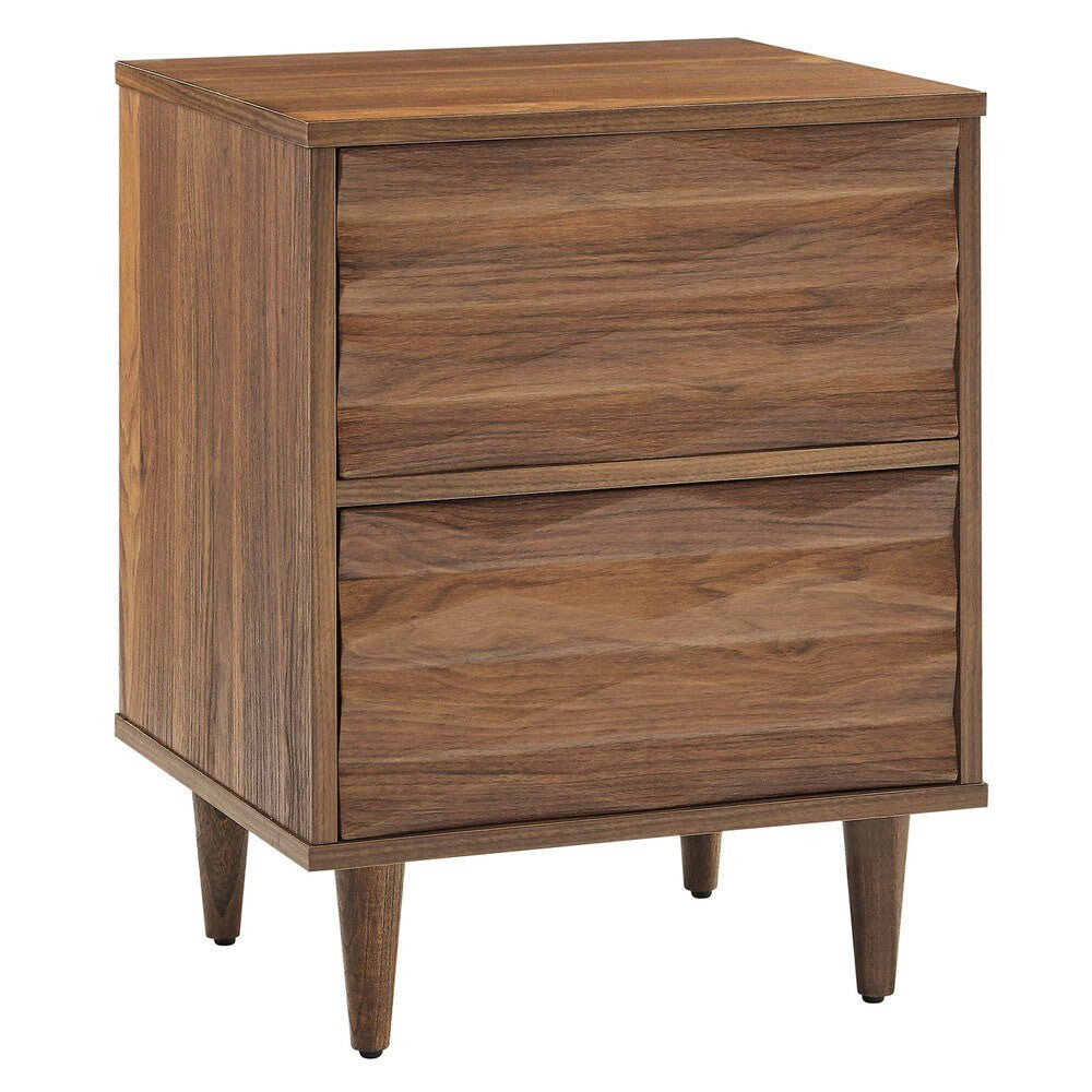 MOD-7080-WAL Vespera 2-Drawer Nightstand by Modway