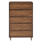 MOD-7082-WAL Vespera 5-Drawer Chest by Modway