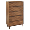 Modway MOD-7082-WAL Vespera 5-Drawer Chest Walnut