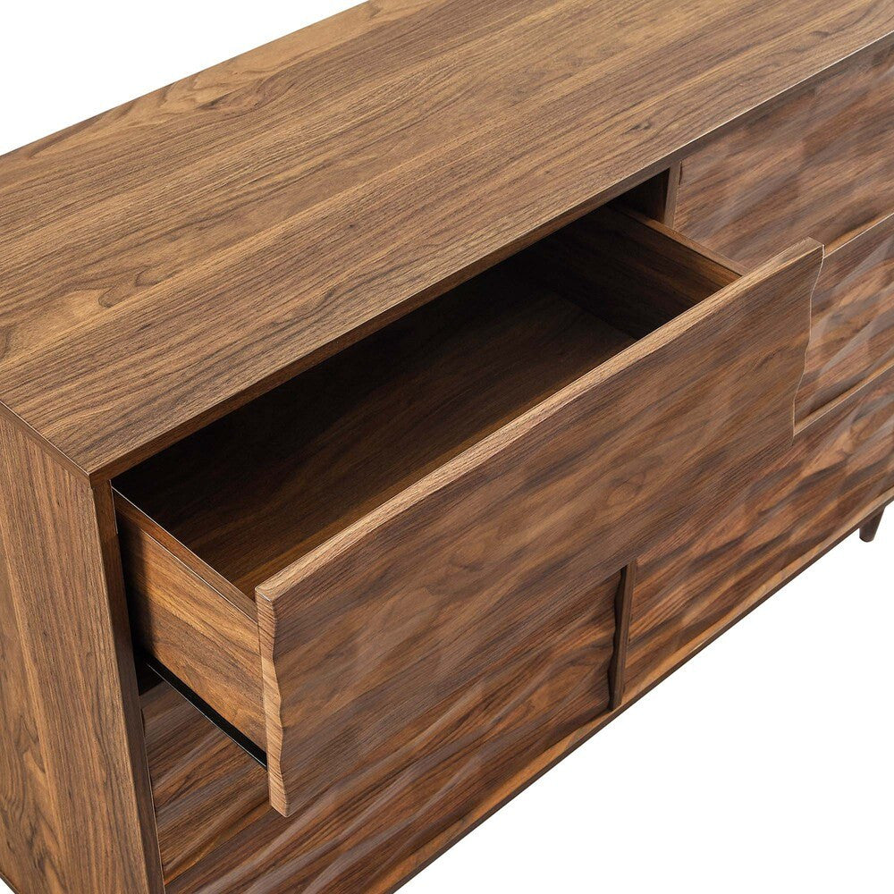 MOD-7083-WAL Vespera 6-Drawer Dresser by Modway