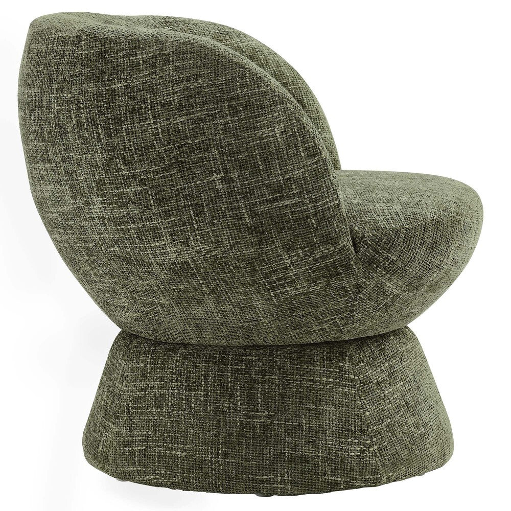 Modway Vesta Chenille Fabric Upholstered Swivel Chair by Modway-EEI-6863
