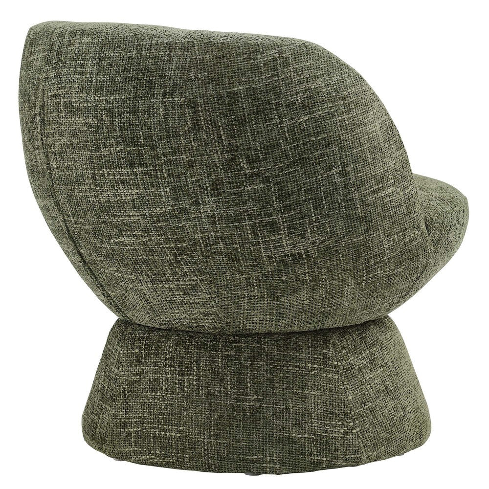 Modway Vesta Chenille Fabric Upholstered Swivel Chair by Modway-EEI-6863