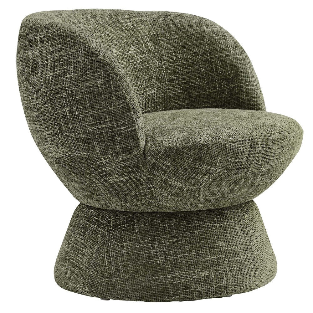 Modway Vesta Chenille Fabric Upholstered Swivel Chair by Modway-EEI-6863