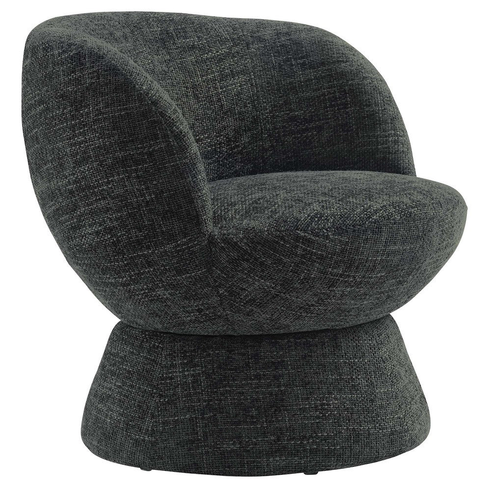 Modway Vesta Chenille Fabric Upholstered Swivel Chair by Modway-EEI-6863