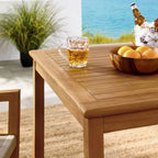 EEI-6940 Vienna 3-Piece Outdoor Patio Teak and Rope Dining Set with Armchairs by Modway