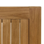 EEI-6814-NAT Vienna 34" Square Outdoor Patio Teak Wood Dining Table by Modway