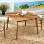 EEI-6815-NAT Vienna 46" Square Outdoor Patio Teak Wood Dining Table by Modway
