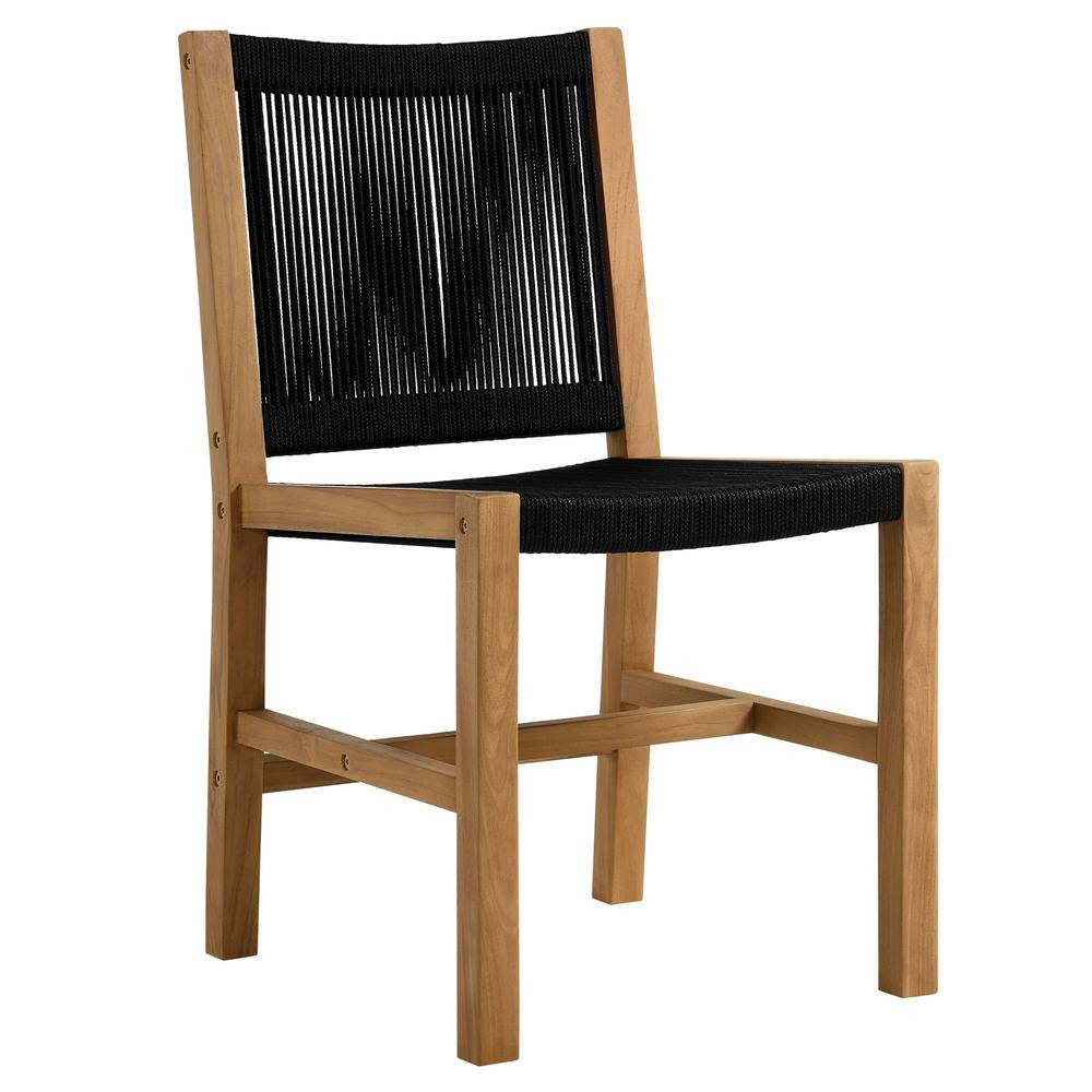 EEI-6928 Vienna 7-Piece Outdoor Patio Teak and Rope Dining Set by Modway