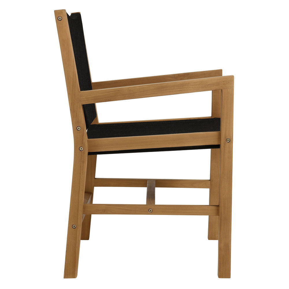 EEI-6928 Vienna 7-Piece Outdoor Patio Teak and Rope Dining Set by Modway