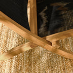 EEI-6808 Vienna Outdoor Patio Teak and Rope Folding Accent Lounge Chair by Modway