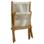 EEI-6808 Vienna Outdoor Patio Teak and Rope Folding Accent Lounge Chair by Modway