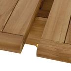 EEI-6813-NAT Vienna Outdoor Patio Teak Wood Extendable Dining Table by Modway