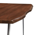 EEI-6067-BLK-WAL Viggo 60" Live Edge Acacia Wood Acacia Wood Dining Table by Modway