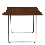 EEI-6067-BLK-WAL Viggo 60" Live Edge Acacia Wood Acacia Wood Dining Table by Modway