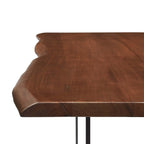 EEI-6067-BLK-WAL Viggo 60" Live Edge Acacia Wood Acacia Wood Dining Table by Modway