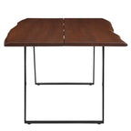 EEI-6069-BLK-WAL Viggo 74" Live Edge Acacia Wood Dining Table by Modway
