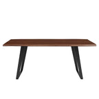 EEI-6069-BLK-WAL Viggo 74" Live Edge Acacia Wood Dining Table by Modway