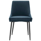 Modway Viscount Upholstered Fabric Dining Chairs Set of 2 by Modway-EEI-3809-BLK-AZU