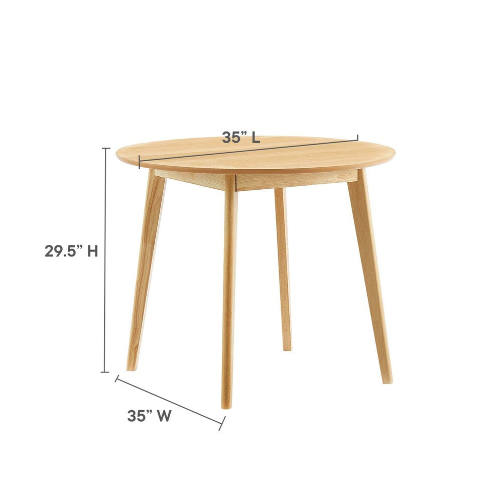 EEI-3749-OAK Vision 35" Round Dining Table by Modway