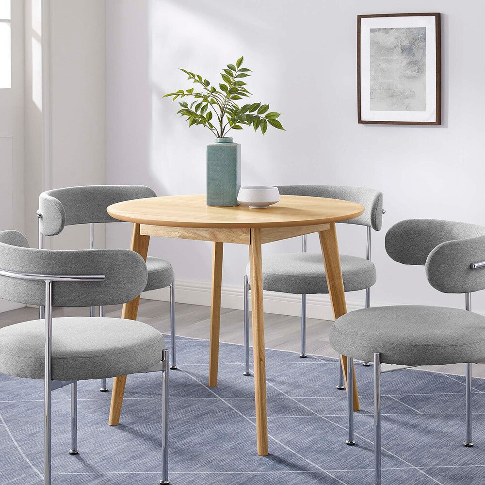 EEI-3749-OAK Vision 35" Round Dining Table by Modway