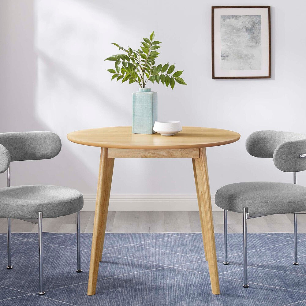 EEI-3749-OAK Vision 35" Round Dining Table by Modway