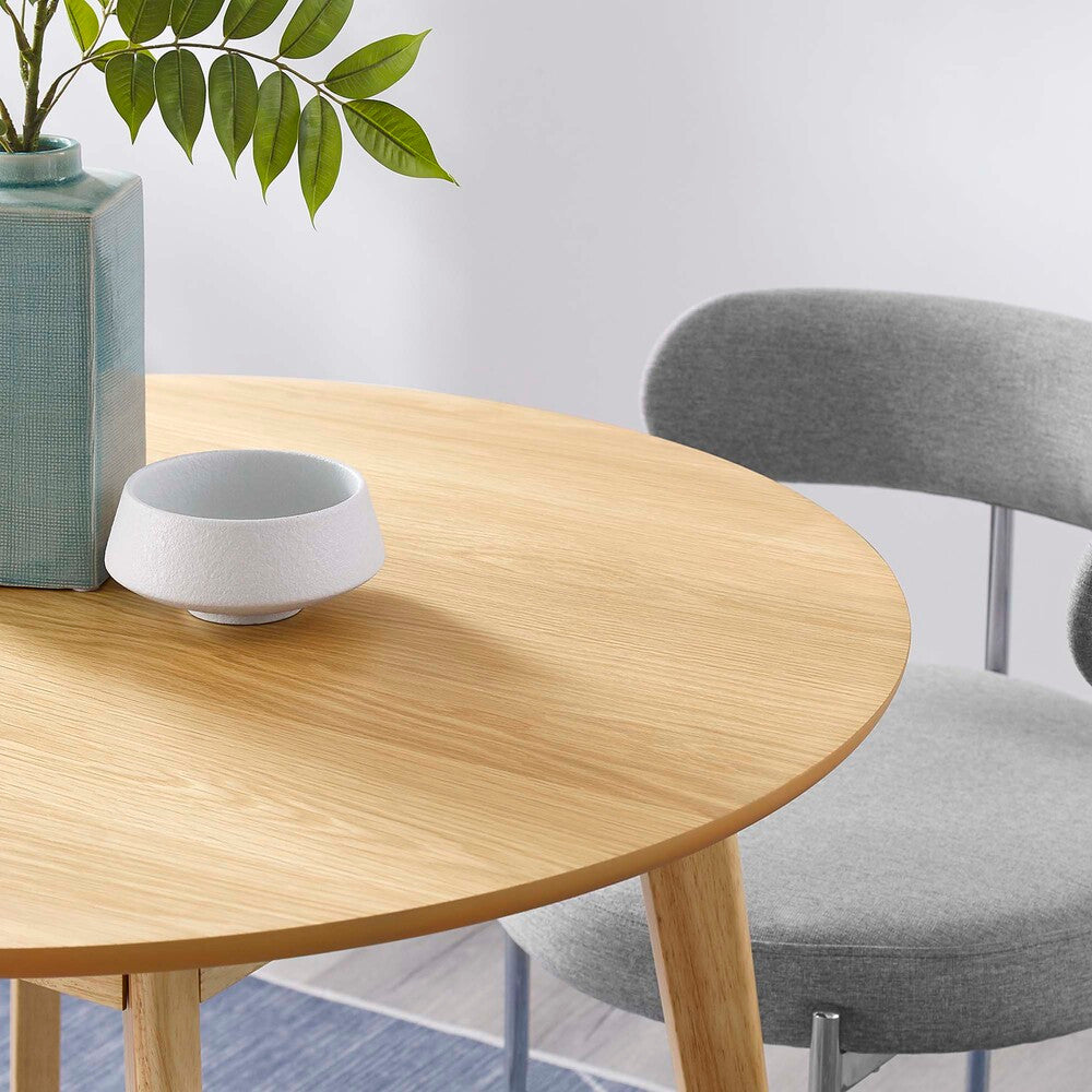 EEI-3749-OAK Vision 35" Round Dining Table by Modway