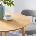EEI-3749-OAK Vision 35" Round Dining Table by Modway
