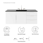 EEI-5784 Vitality 48" Single Sink Bathroom Vanity by Modway